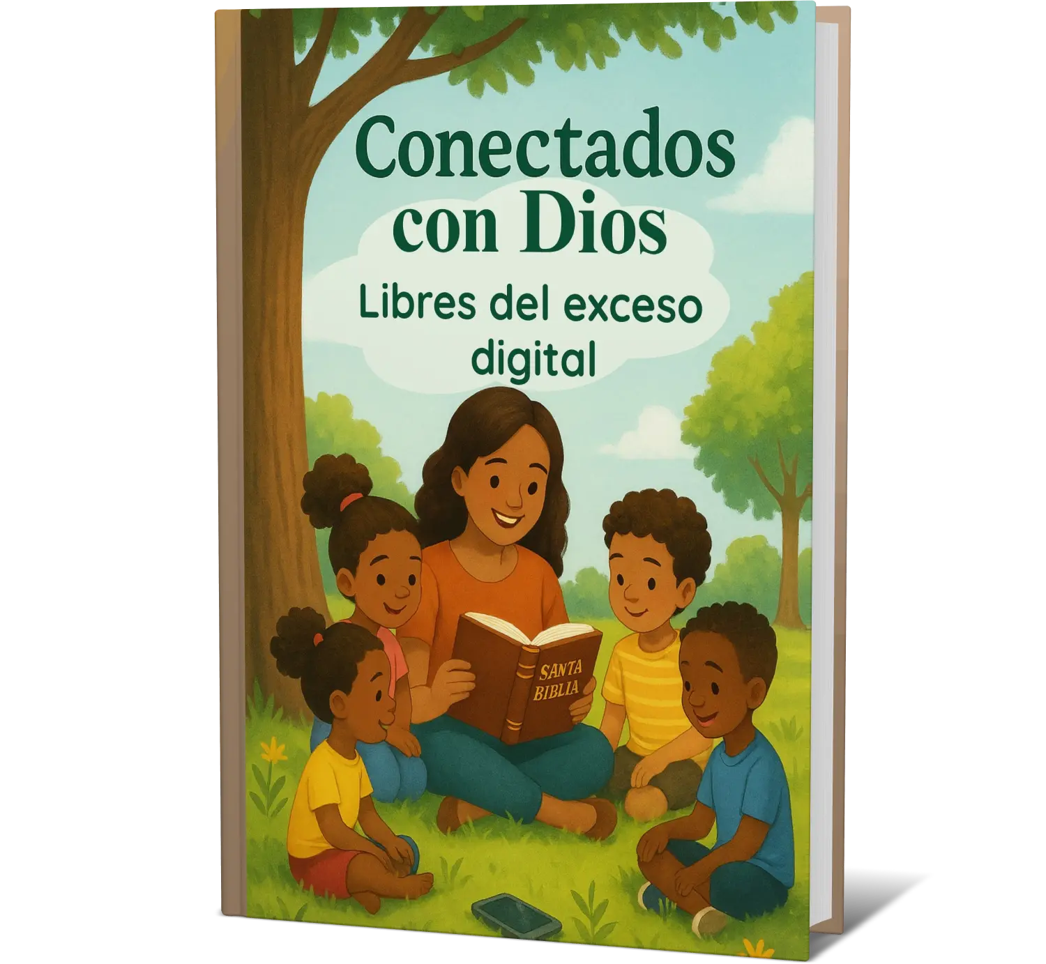 Mockup del E-book Conectados con Dios y sus bonos